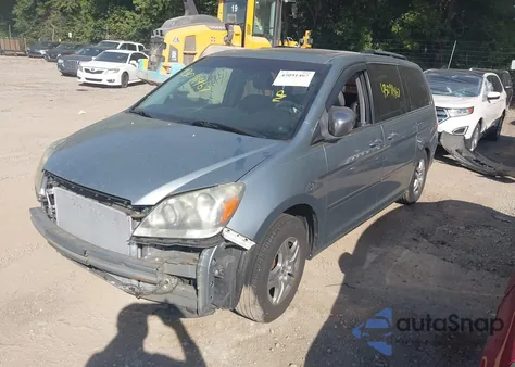 2005 Honda Odyssey Ex-L from USA, damaged, VIN 5FNRL387X5B103470